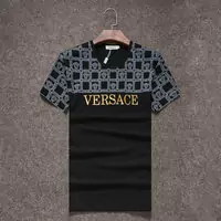 versace logo t-shirt classic medusa black half head